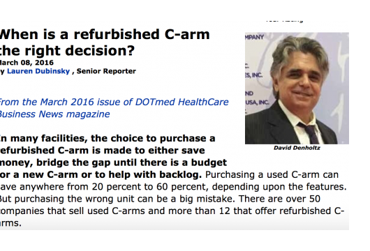 Buy From The C-Arm Experts