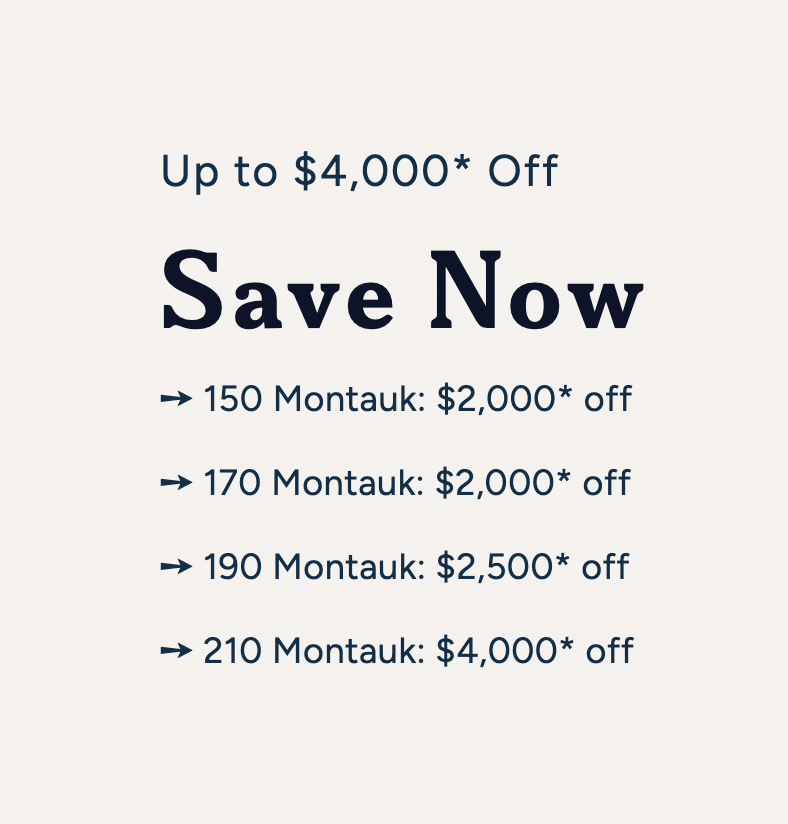Montauk Flash Sale | Boston Whaler