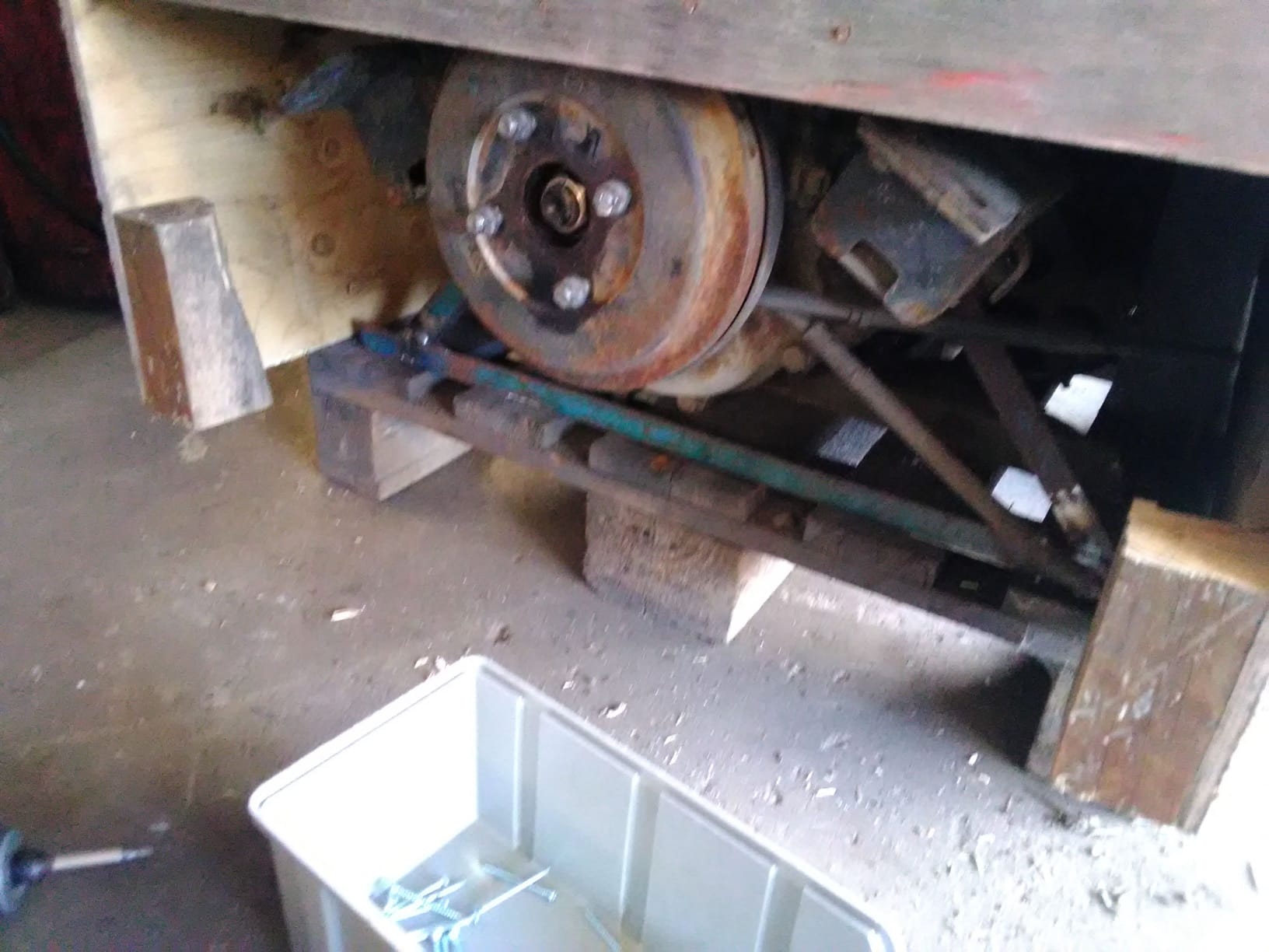 Delivery to London. Toyota B engine and M50 manual gearbox.