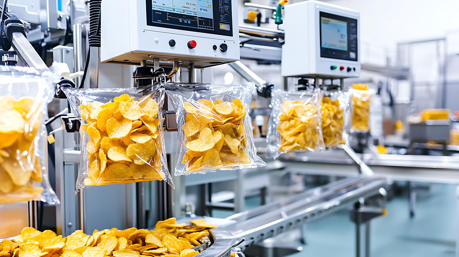 Snack food manufacturing and packaging equipment