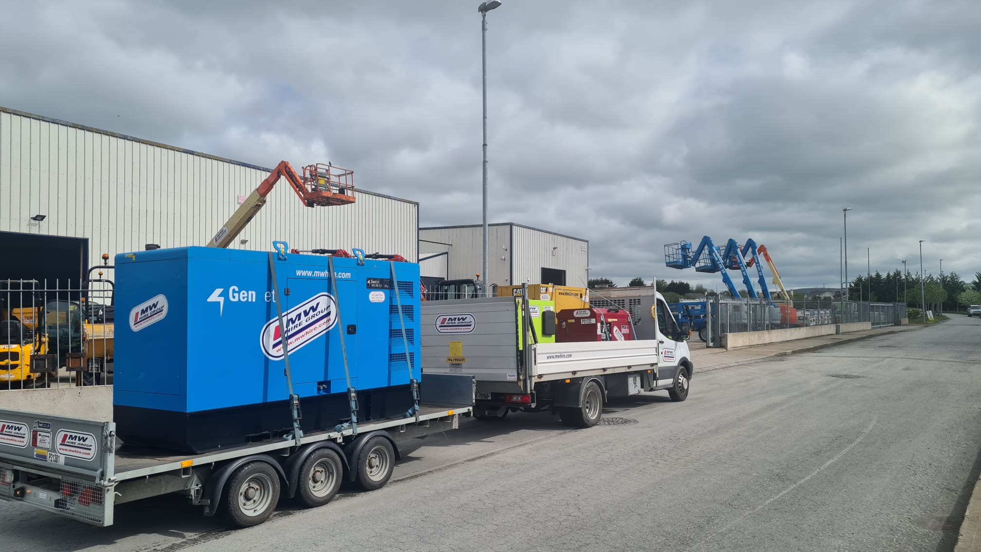 Load of Gensets SOLD... heading to a customer in cork 
