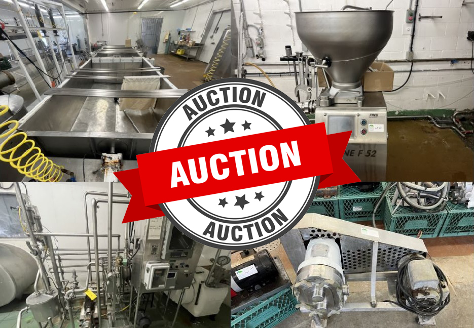 Auction at Cheese/Dairy Manufacturer Ends June 8!