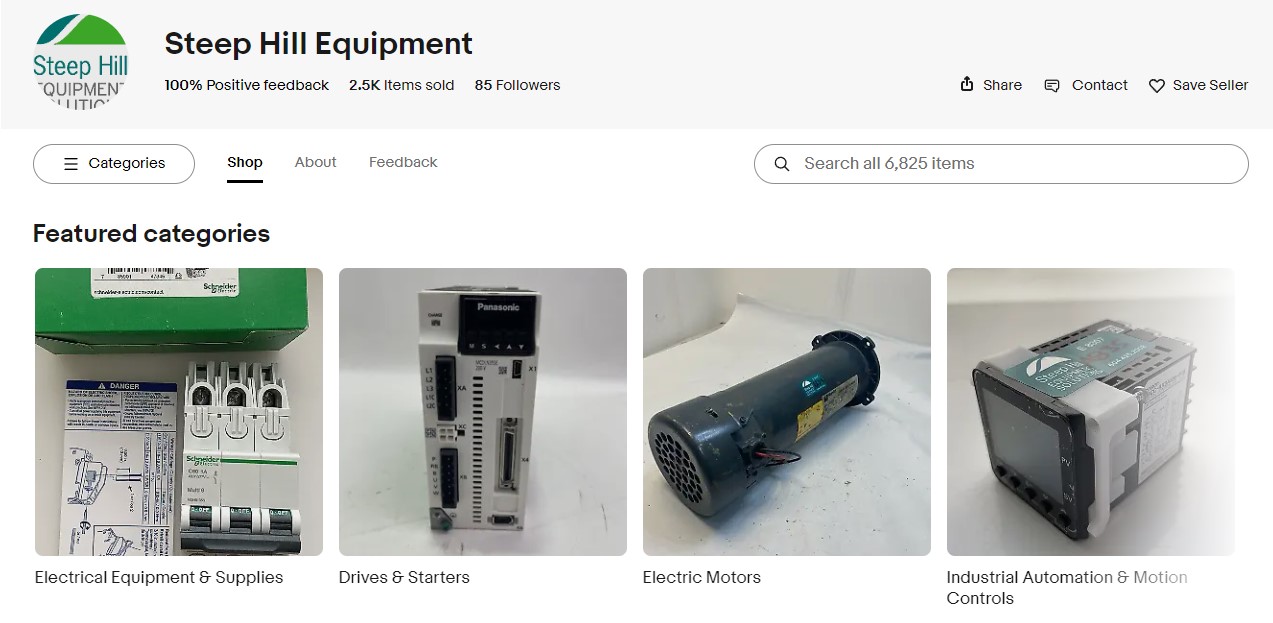 Steep Hill Equipment has an eBay store!