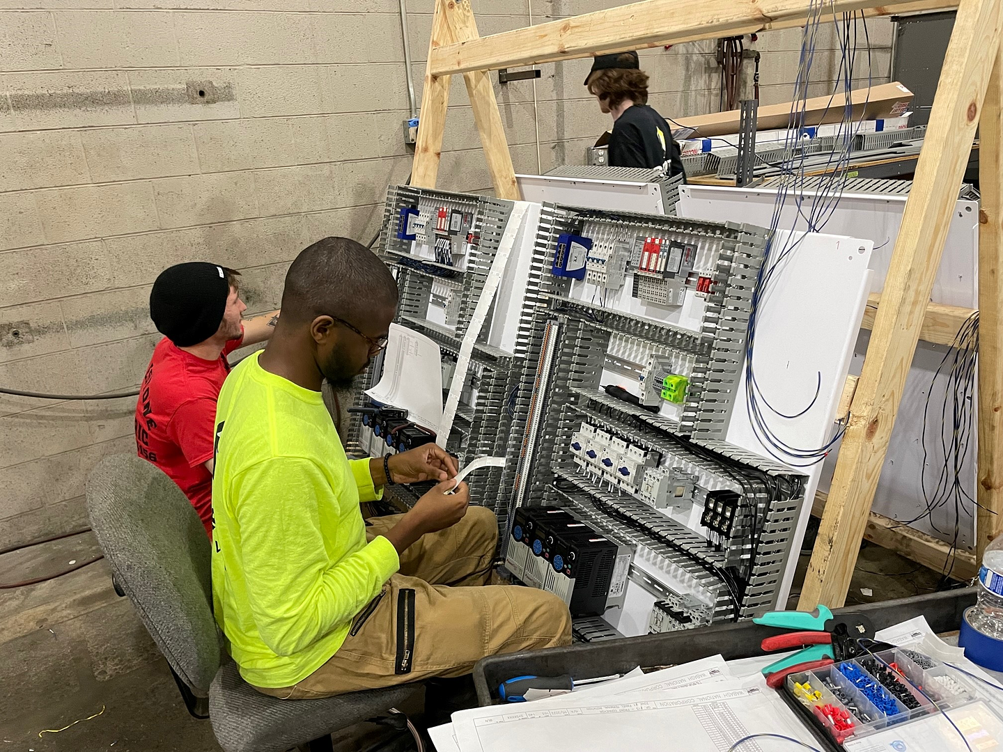 In-house control panel build at Robot World Automation