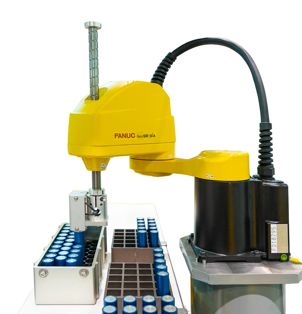 Fanuc robot cell we service and keep running