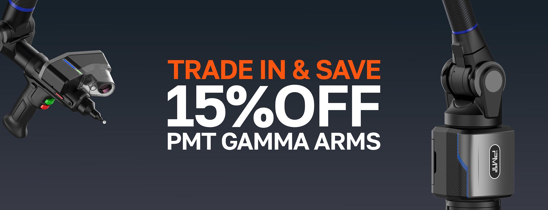 Trade In & Save | 15% Off PMT Gamma Arms