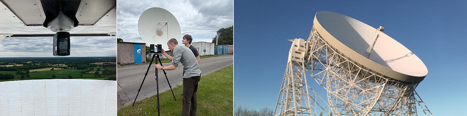 Supporting laser scanning of the Lovell Telescope at Jodrell Bank