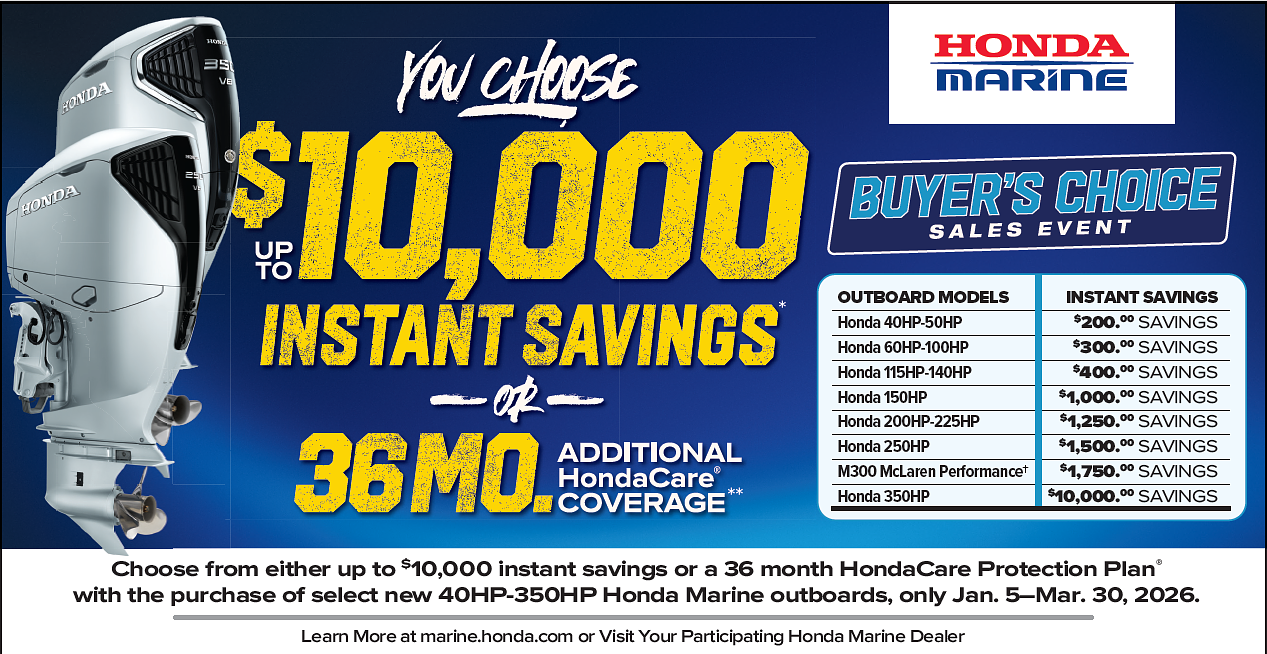 Winter Savings programs At Clark Marine!