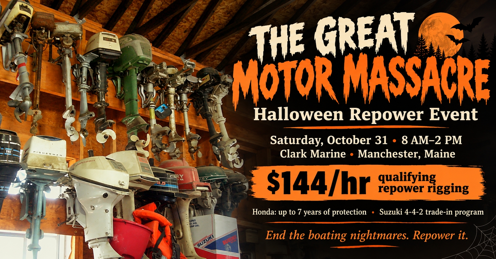 🔪 THE GREAT MOTOR MASSACRE: This Halloween, Nobody's Outboard Is Safe!