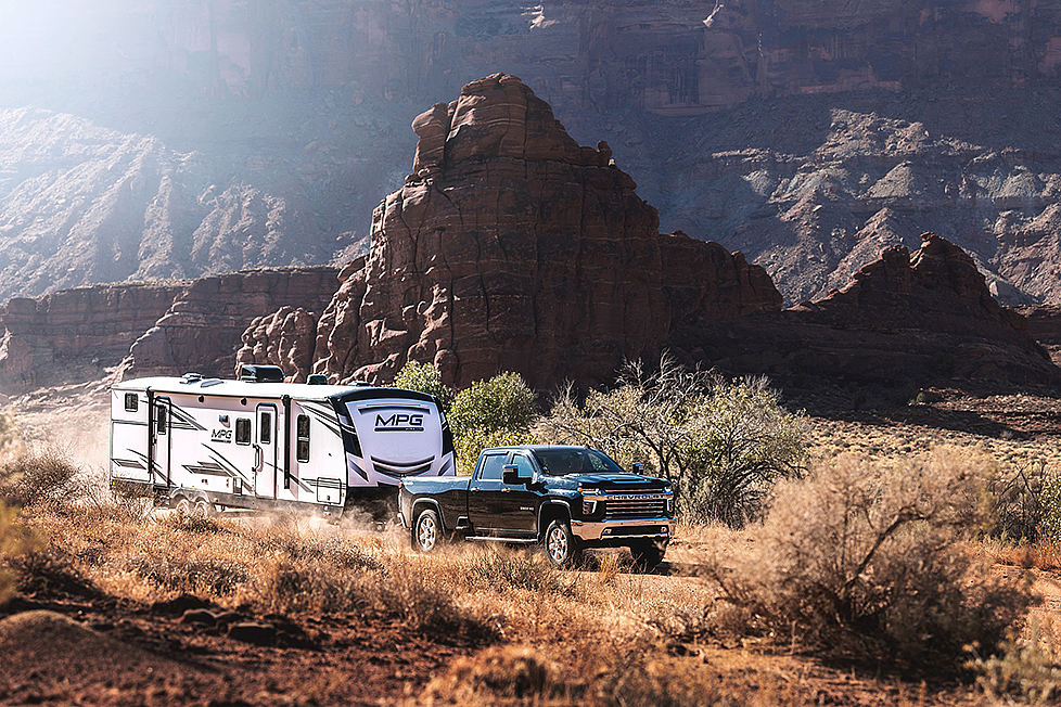 Trade-in boat and camper parked at Xtreme Outdoors Boat and RV