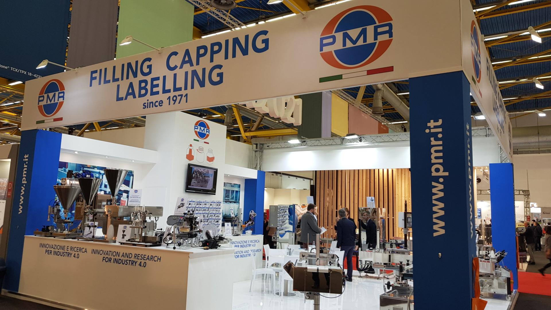 At Cosmopack 2019 PMR Labelling Machines and Filling Lines meet every need