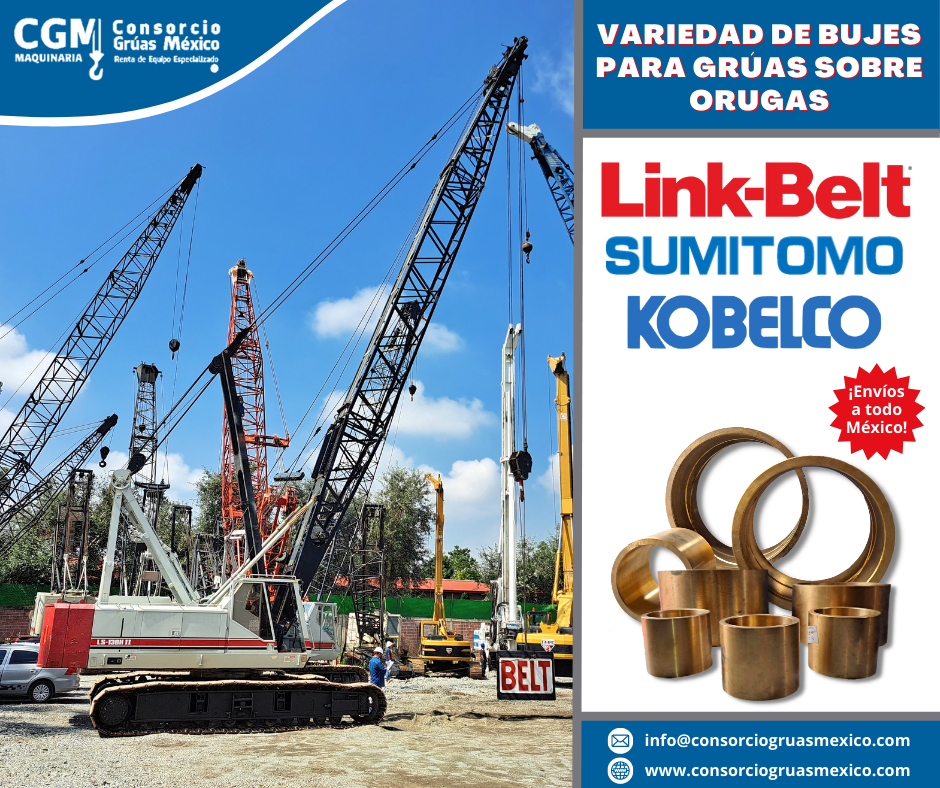 Bujes para grúas sobre orugas: