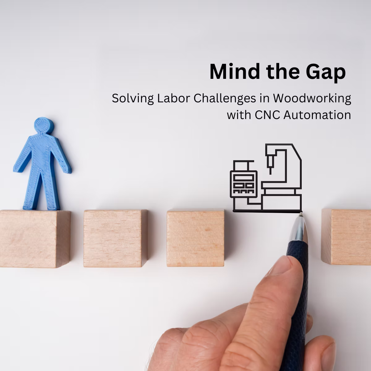 Mind the Gap: Solving Labor Challenges in Woodworking with CNC Automation