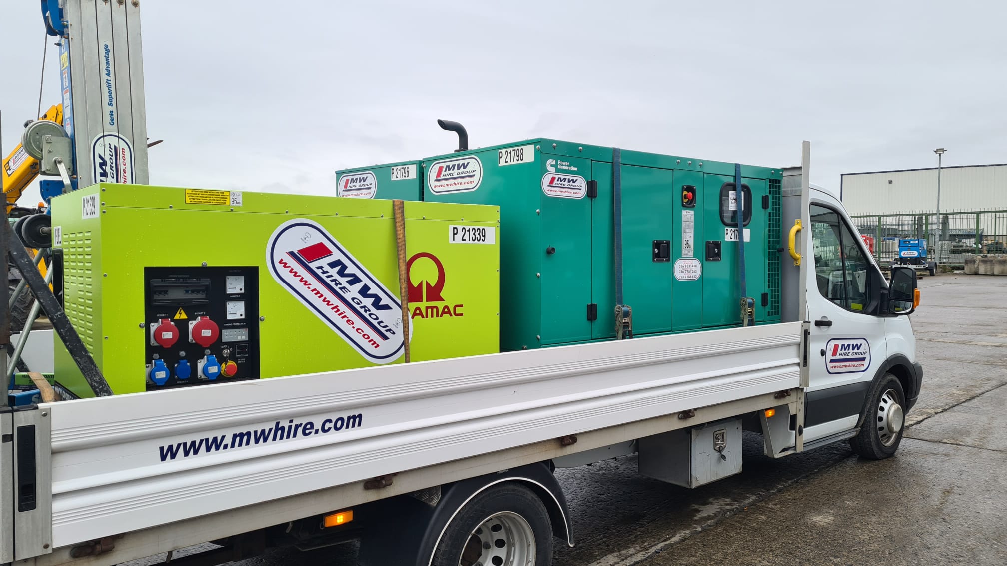 2x Cummins 22KVAs SOLD and 1x Pramac 22KVA.... Being delivered to customers in Carlow and Waterford 