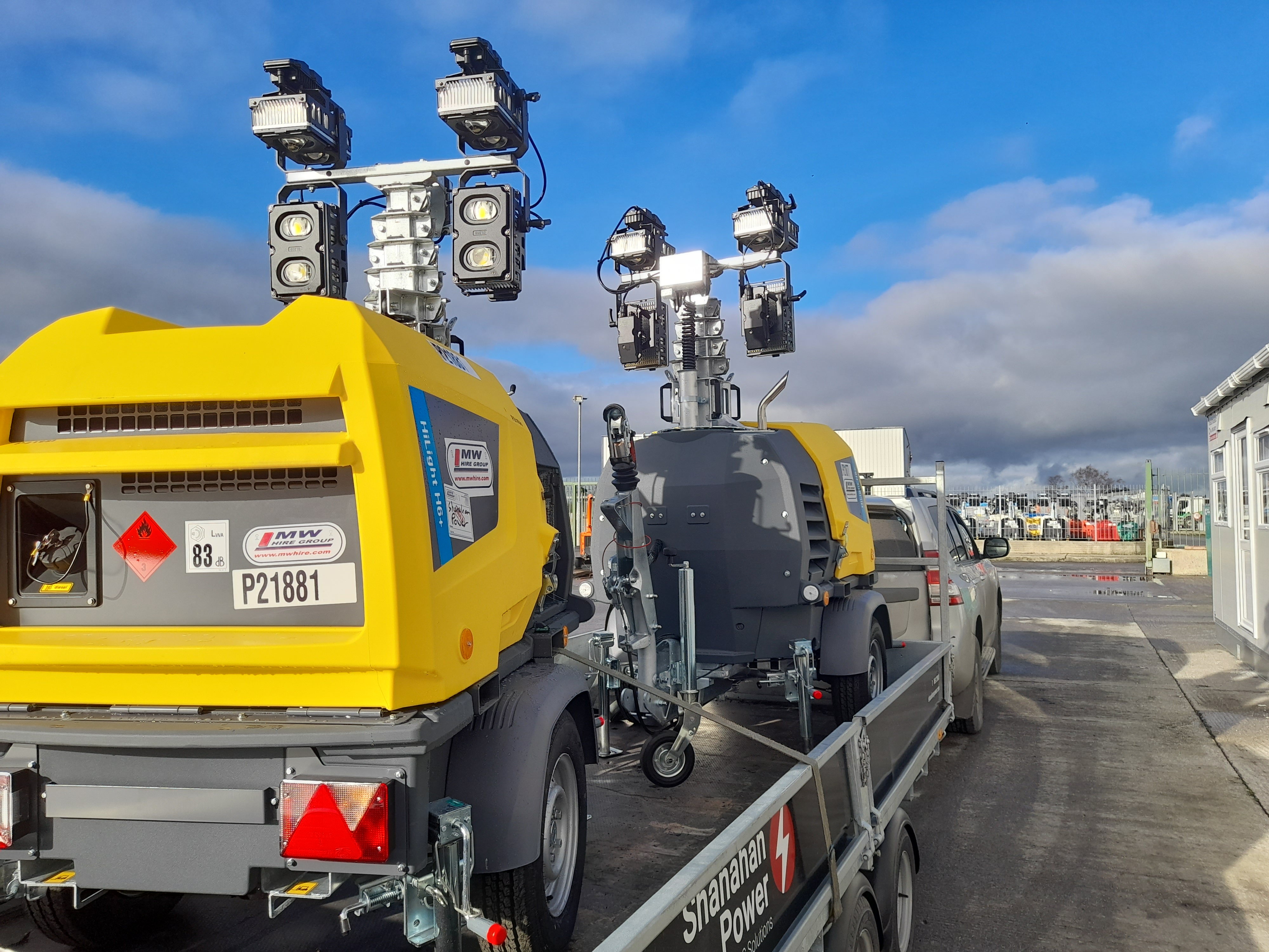 2x Atlas Copco HiLight6+ Lighting Towers SOLD.. Customer collecting 