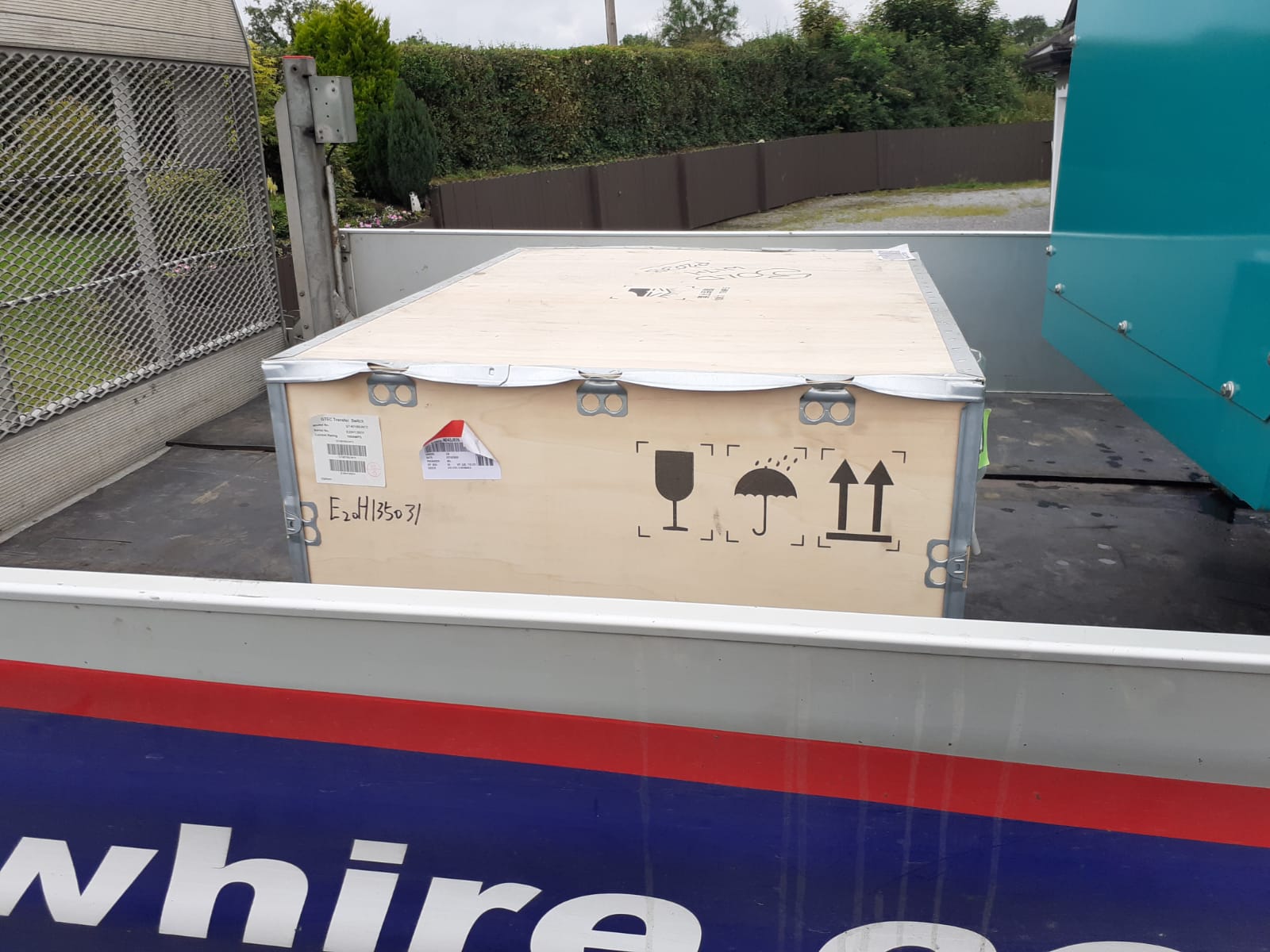 New Cummins C38D5 Silent generator complete with 100amp Automatic changeover panel SOLD!....... Being deliverd to site in Co. Roscommon 