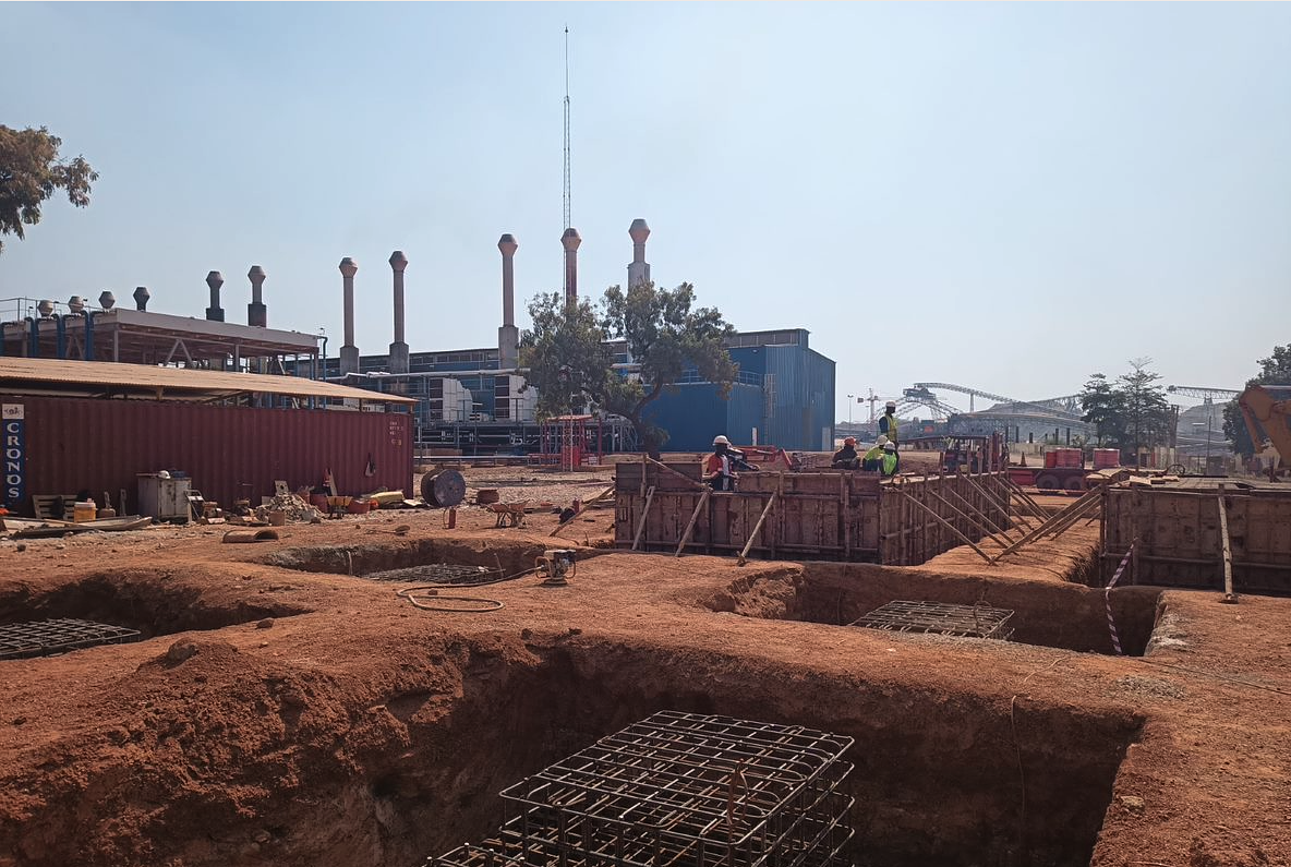 Power Plant Construction project in Mali Africa.