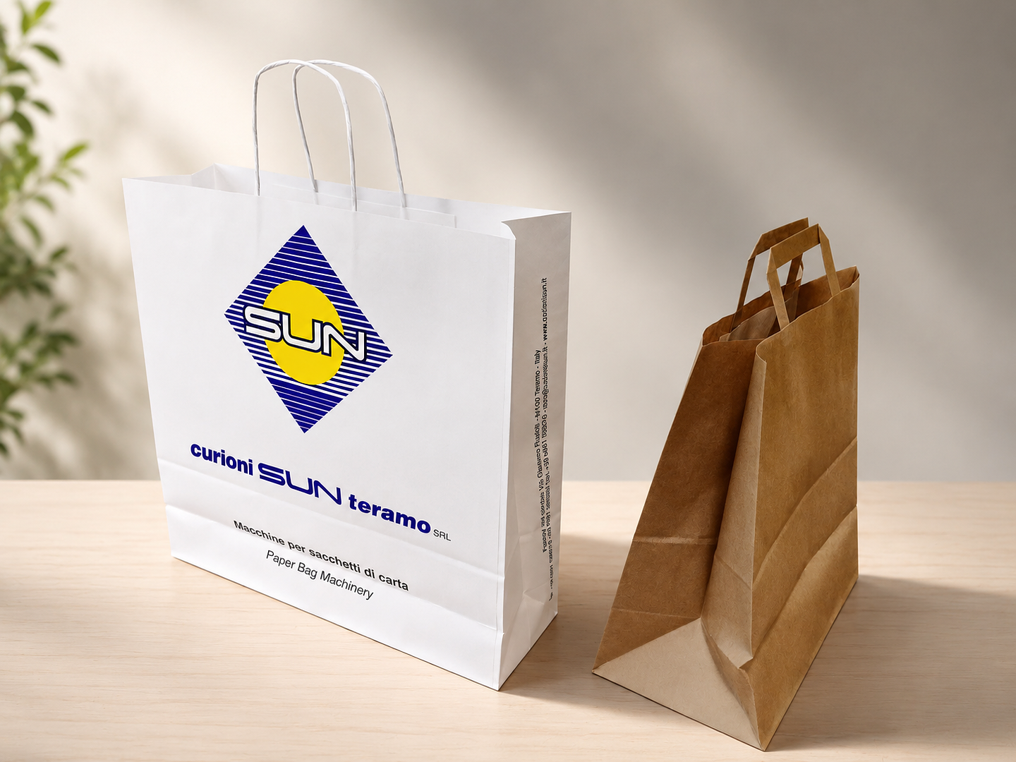Curioni Sun paper bag making machine