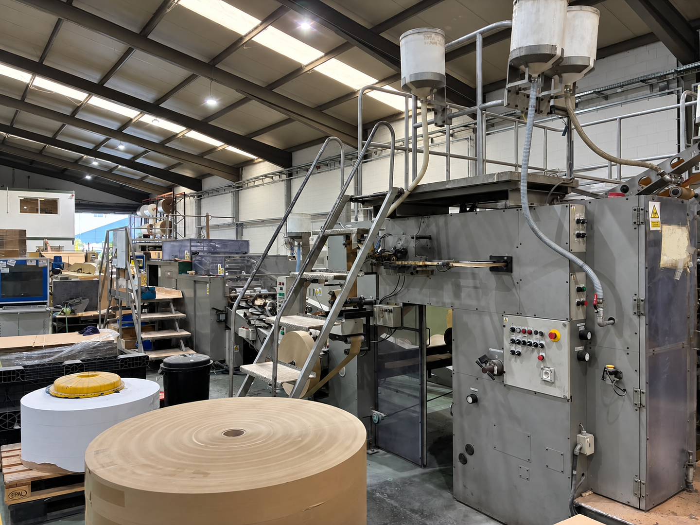 2010 NEWLONG 148T + 518T Paper Bag Machine with Flat Handle Unit Available for Sale