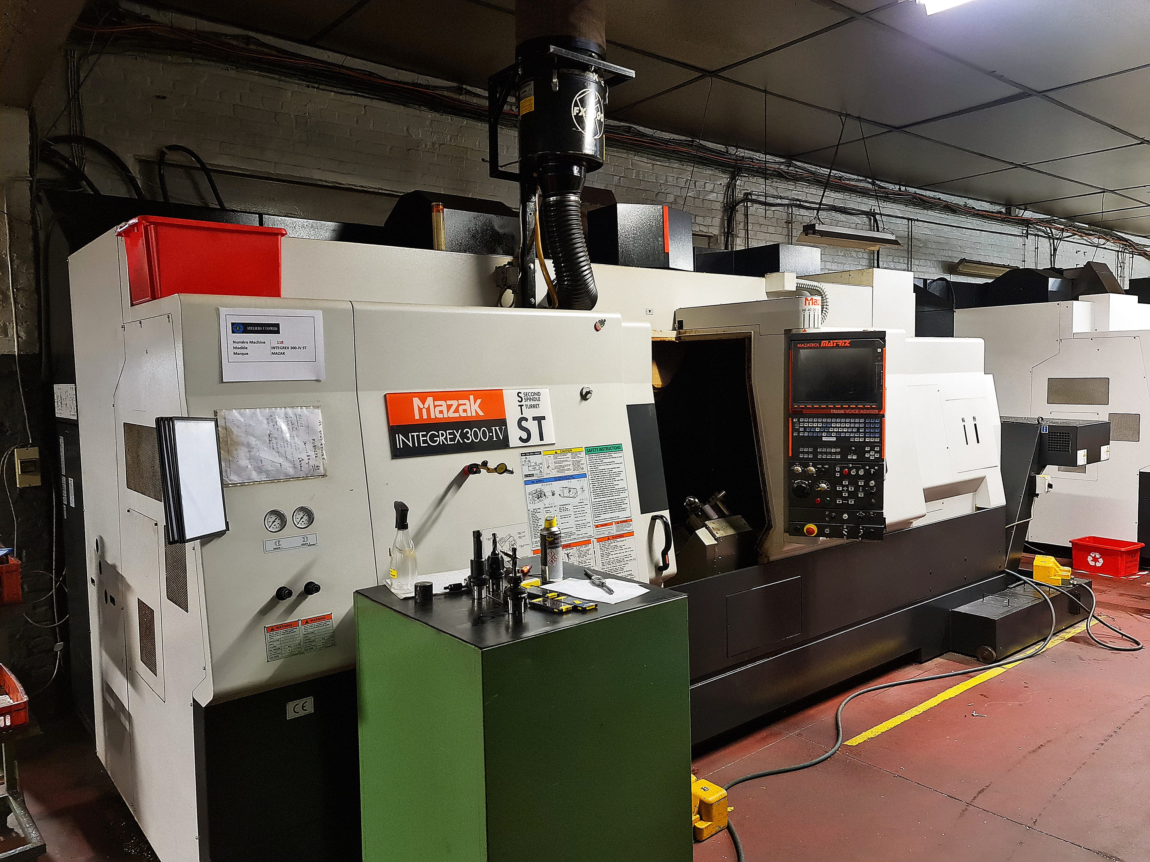 Discover the Versatility and Precision of the Used Mazak Integrex 300 4 ST I Lathe (2008)