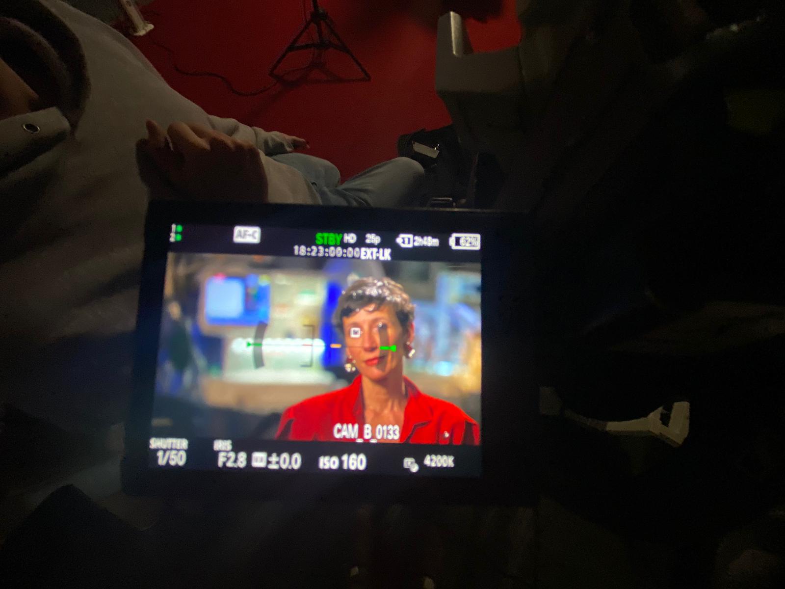 Le tournage de "Faut Voir" produit par Canal + dans les locaux du Centre d'Affaires Médical