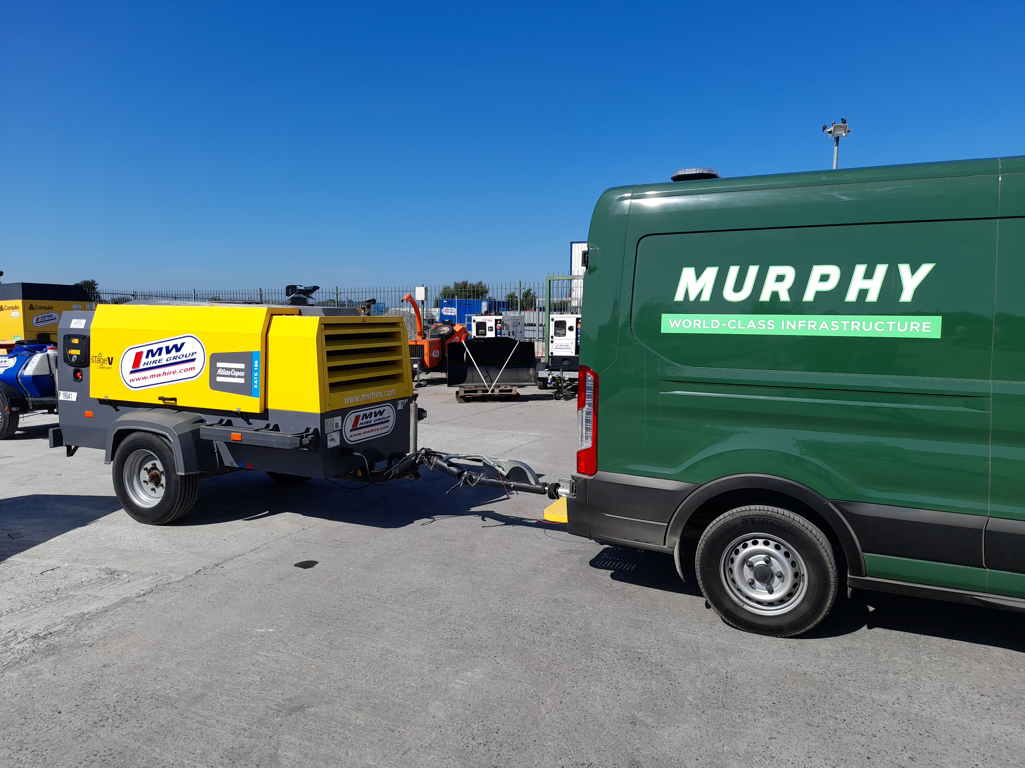 Demo Atlas Copco XAS186 400cfm Compressor SOLD... Customer Collecting 