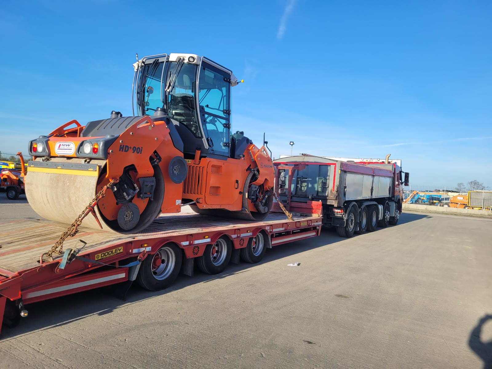 Ex Rental Hamm HD+90i Roller SOLD... Customer collecting