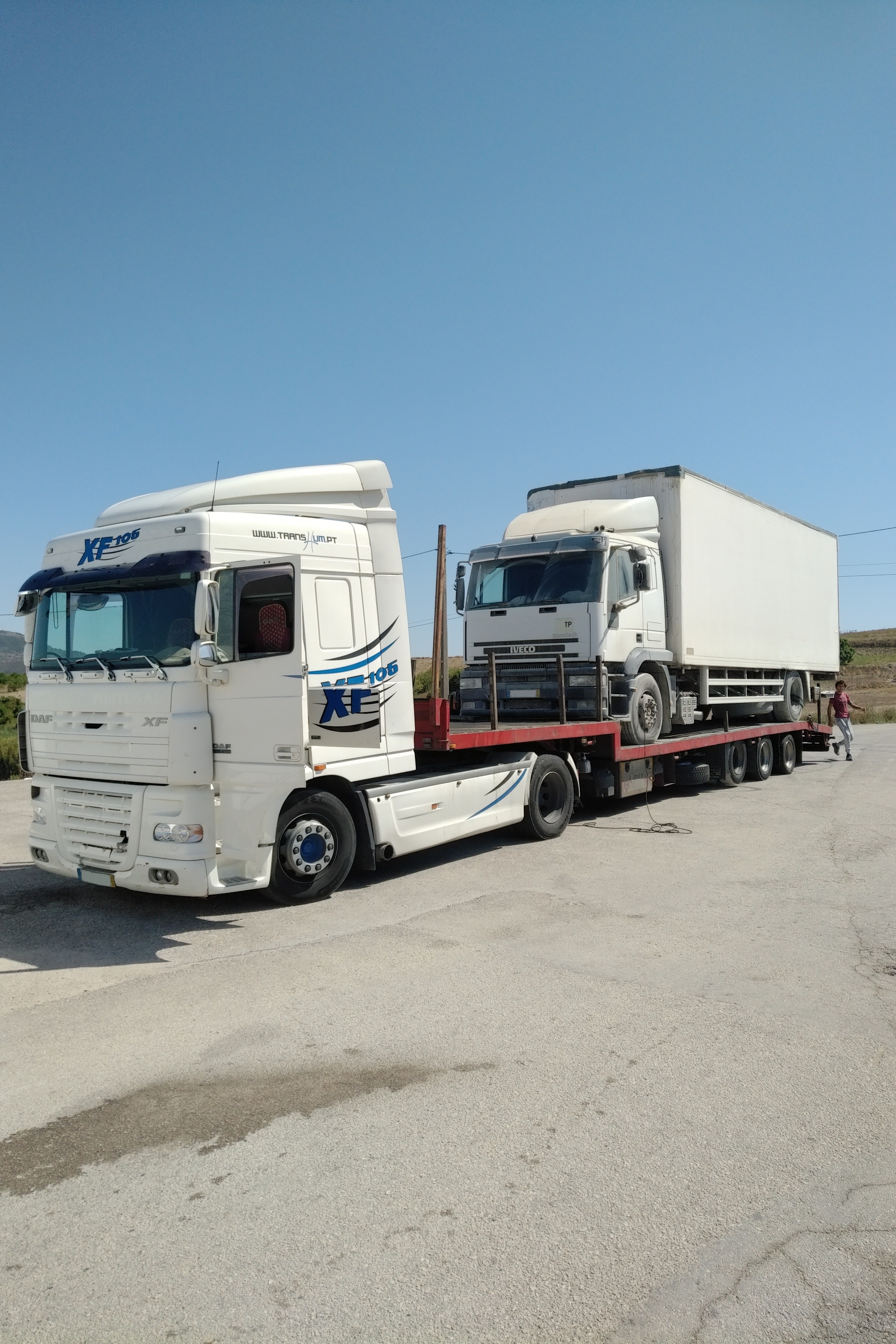 FOR SALE Left hand drive Iveco Eurotech 190E27 R 19 ton isothermic box lorry with tail lift.