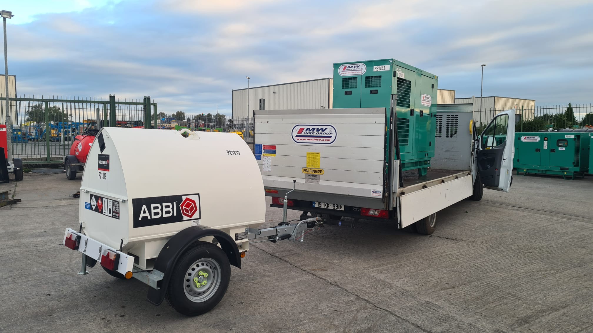 New 66KVA Cummins & a new Western Fuel Bowser SOLD to a Kildare Construction Company  