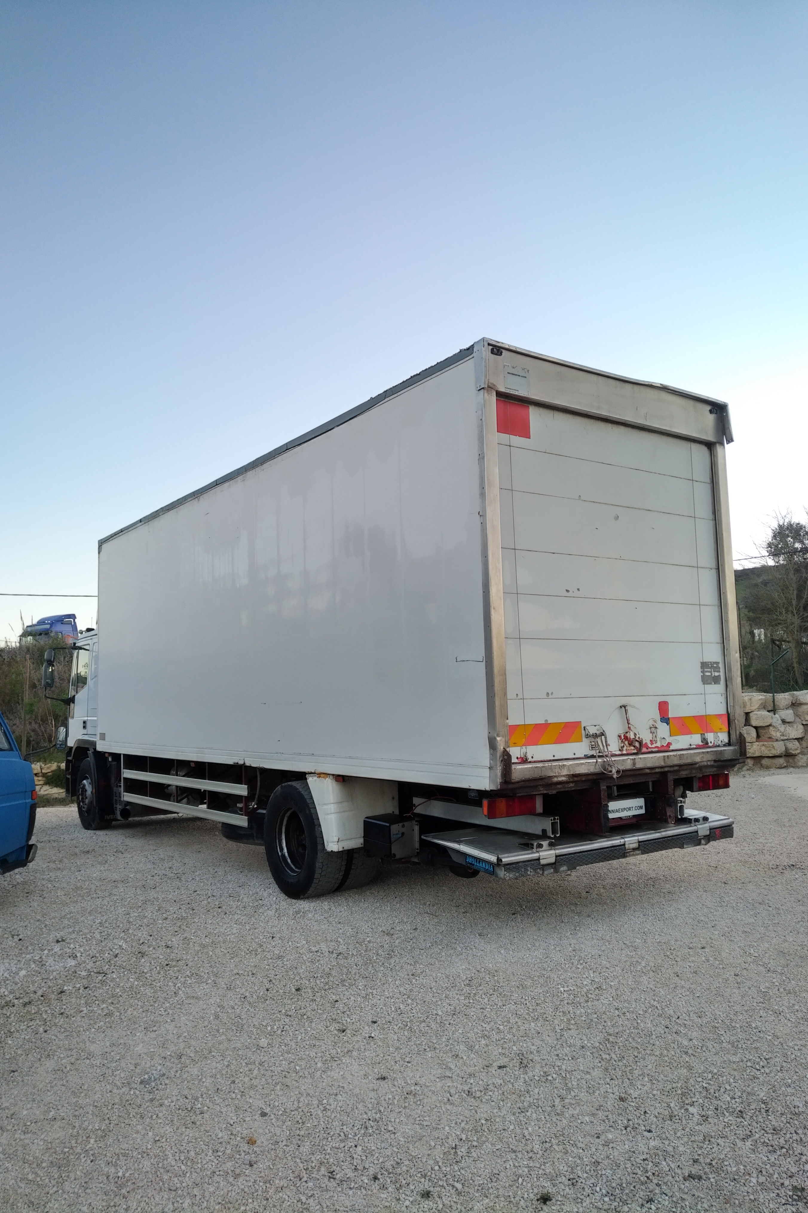 Left hand drive Iveco Eurotech 190E27 R isothermic box lorry sold to Lagos - Nigeria.