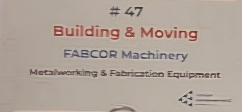 Fabcor Machinery Volunteers at Junior Acheivement Career Fair for Metal Fabrication Table