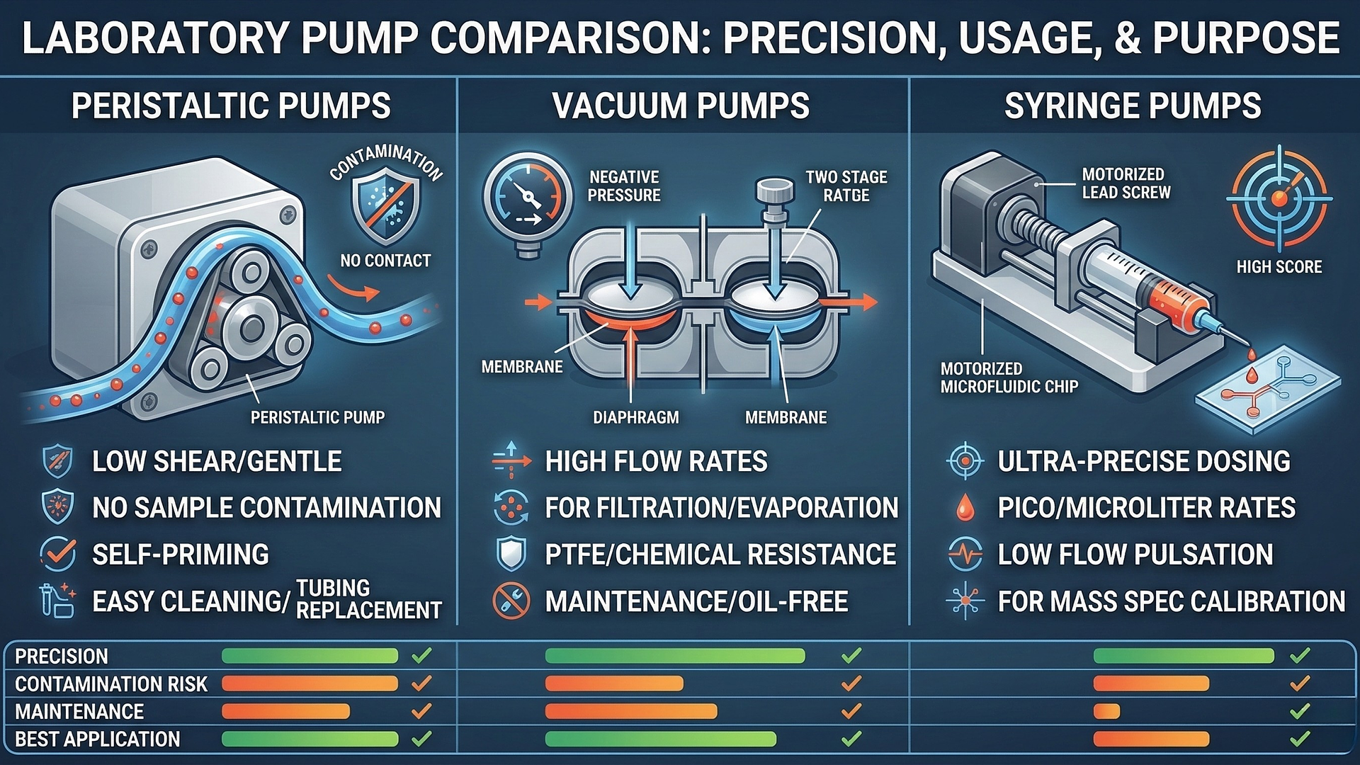 Precision in Motion: A Comprehensive Guide to Laboratory Pumps