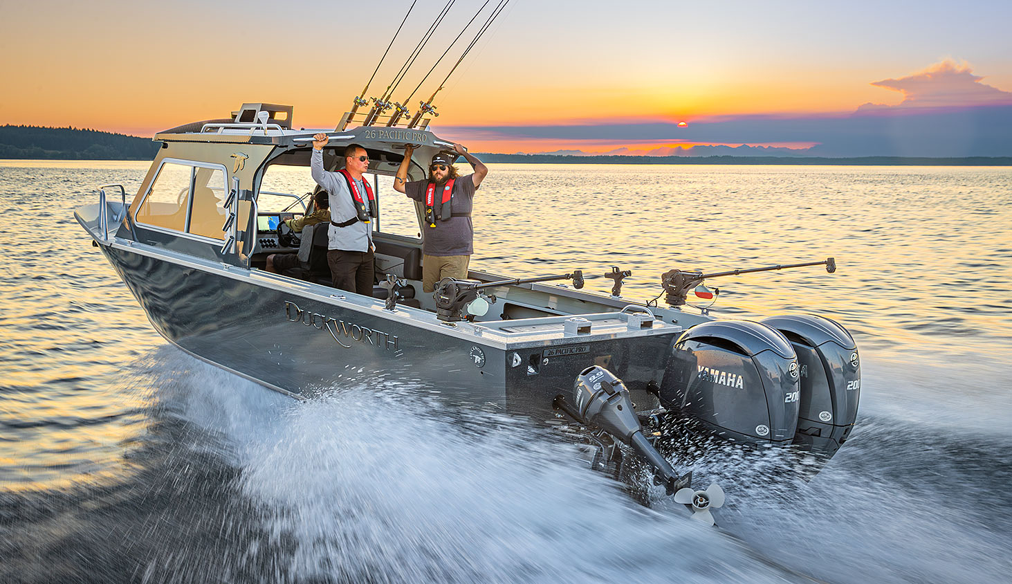 Duckworth boat powered by a Yamaha outboard