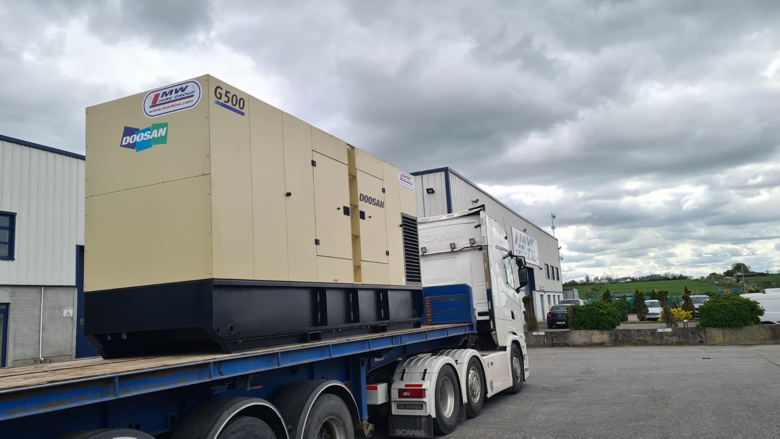 Unused Doosan 500KVA SOLD.... on its way to a quarry in Co. Kildare