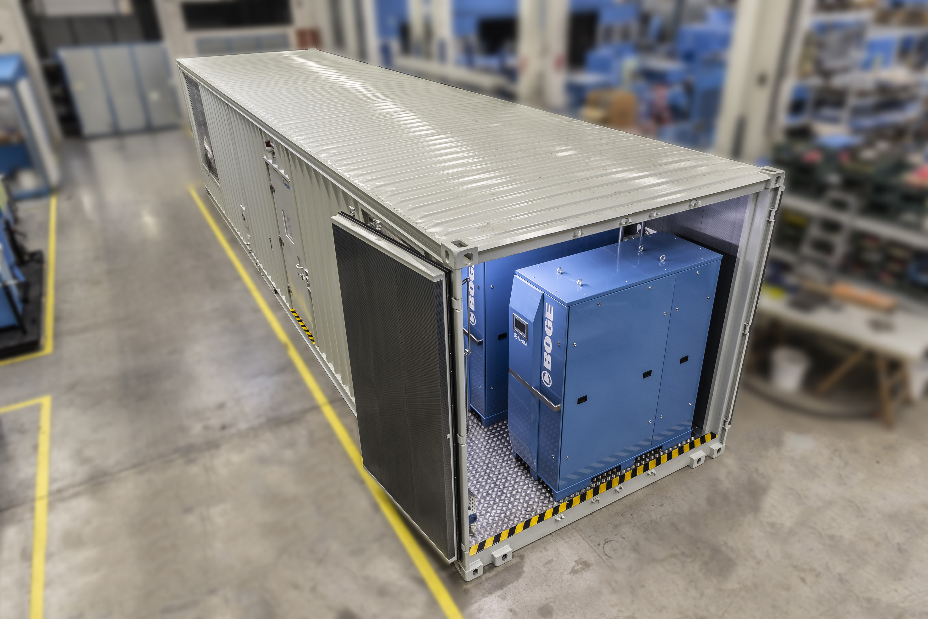 I container BOGE: soluzioni personalizzate di aria compressa da un’unica fonte