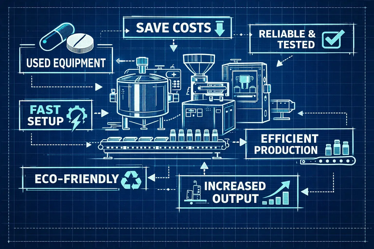 5 Advantages of Our Used Pharma Equipment for Your Production Line