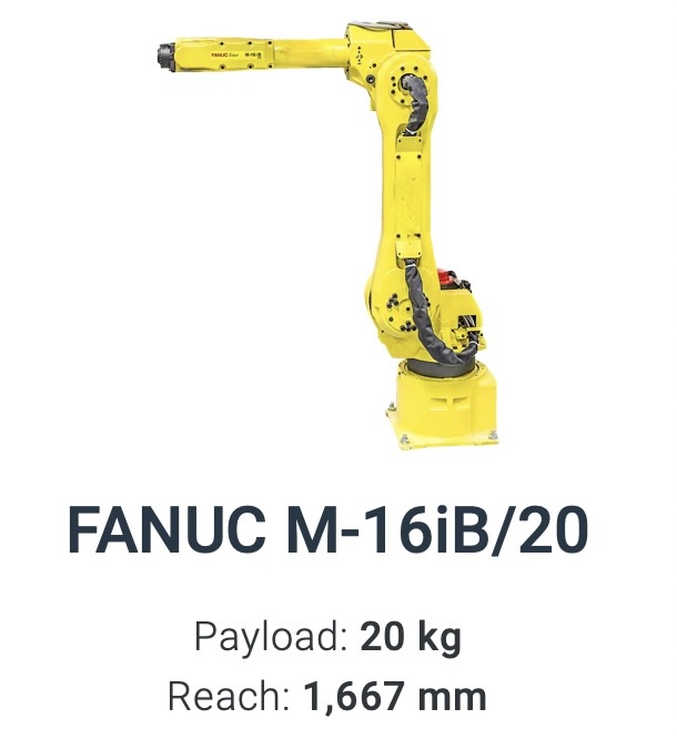 Fanuc M-16iB/20 Data Sheet