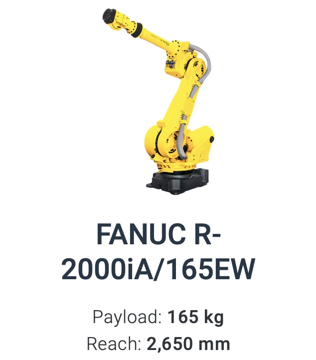 Fanuc R-2000iA/165EW Data Sheet R-series