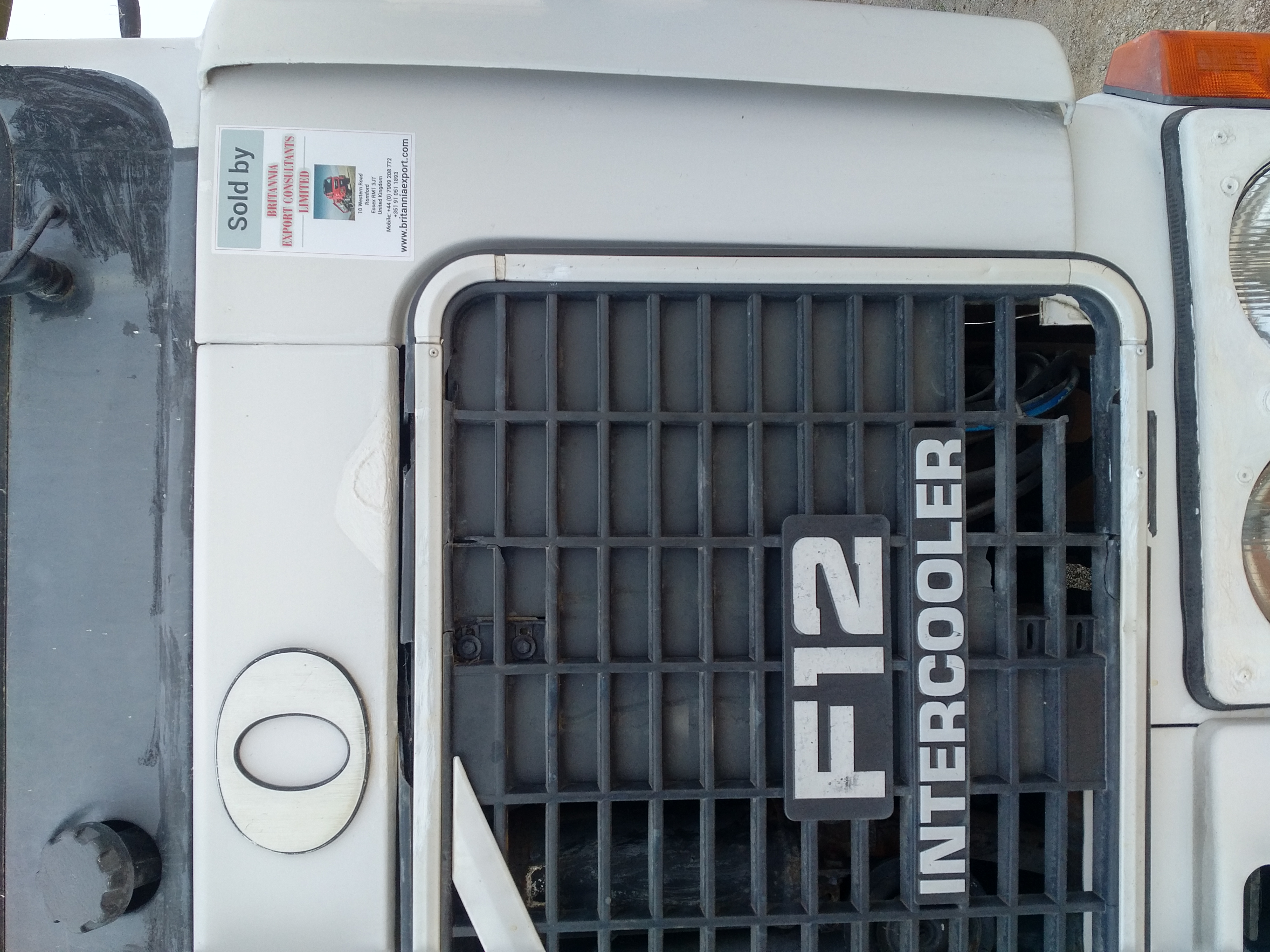 Volvo F12 360 6X2 tipper loaded with DAF 85 360 ATI 6X4 tipper & 2 x FIAT 640 farm tractors sold to Nigeria.