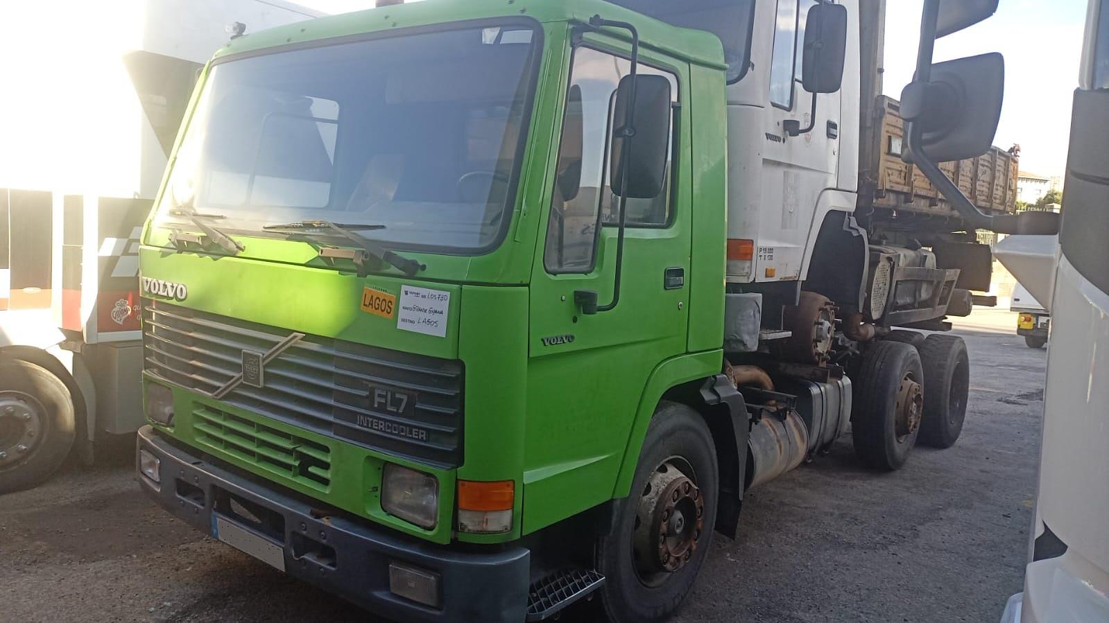 Grimaldi RoRo Shipping of Volvo FL7 260 Chassis Cab With Volvo FL7 260 Tipper From Portugal to Lagos - Nigeria.