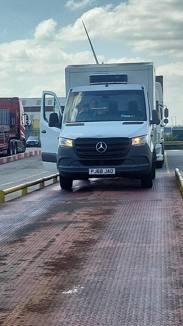 2018 Mercedes-Benz Sprinter 314 CDI Refrigerated Box Van Shipping from Tilbury, UK to Lagos, Nigeria