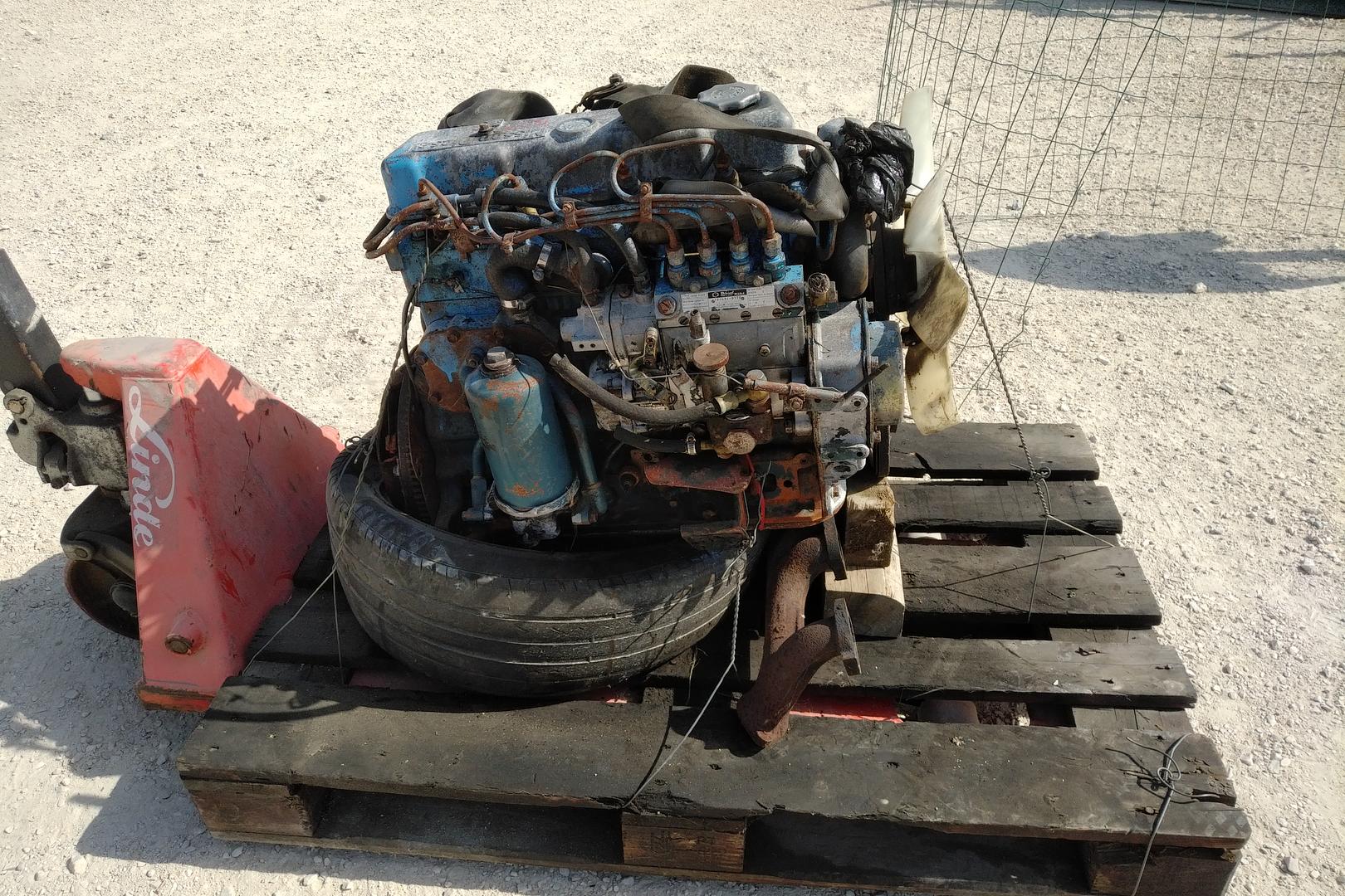 Nissan SD22 2.2 Diesel Engine Shipping from Portugal to Estonia