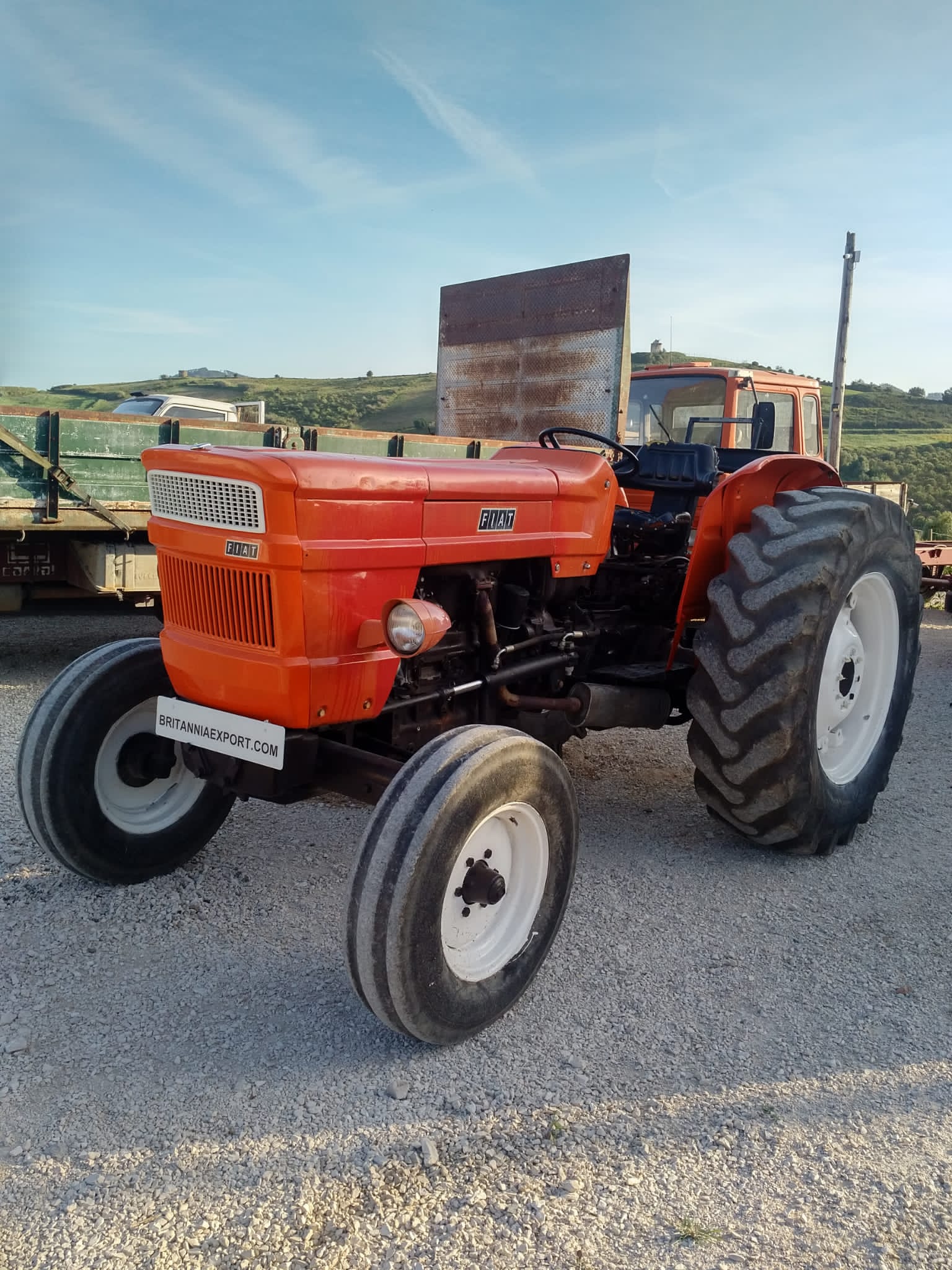 1980 FIAT 640 farm tractor with power steering recently sold to Lagos - Nigeria.