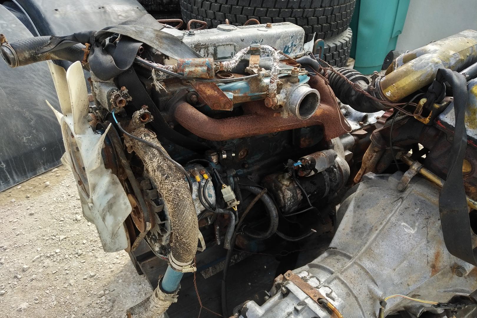 Transport & Delivery of Nissan SD22 engine & gearbox to The Netherlands.