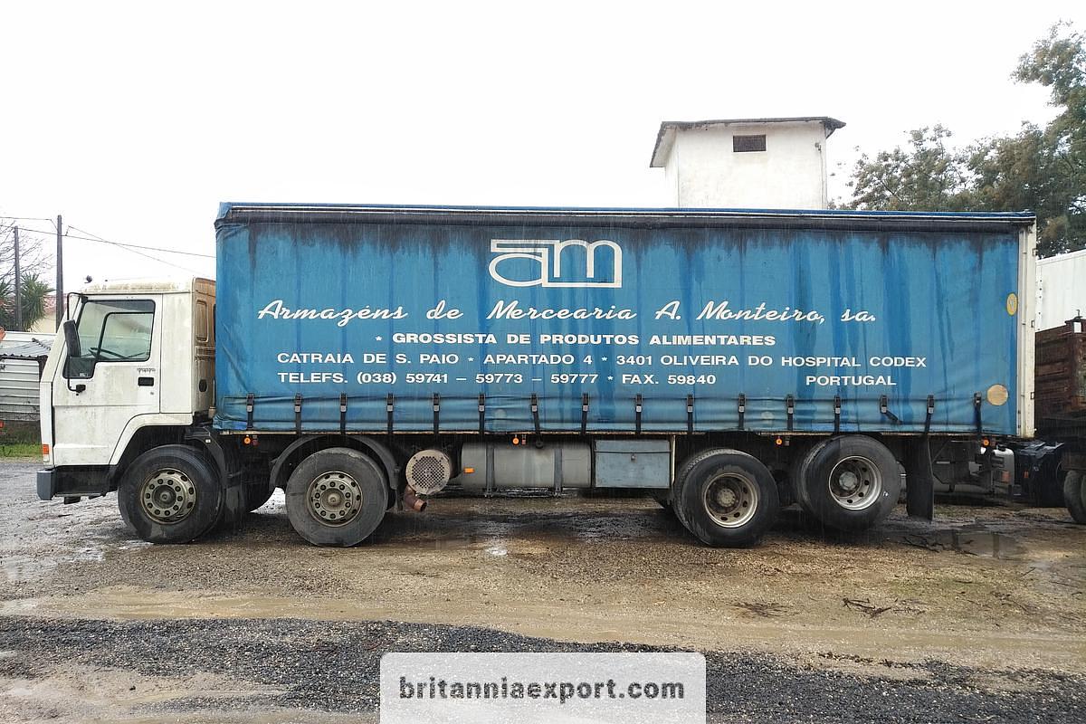 Left Hand Drive Volvo FL10 320 8x2 Curtainsider Truck for Export – Mechanical Injector Pump, 32 Ton GVW