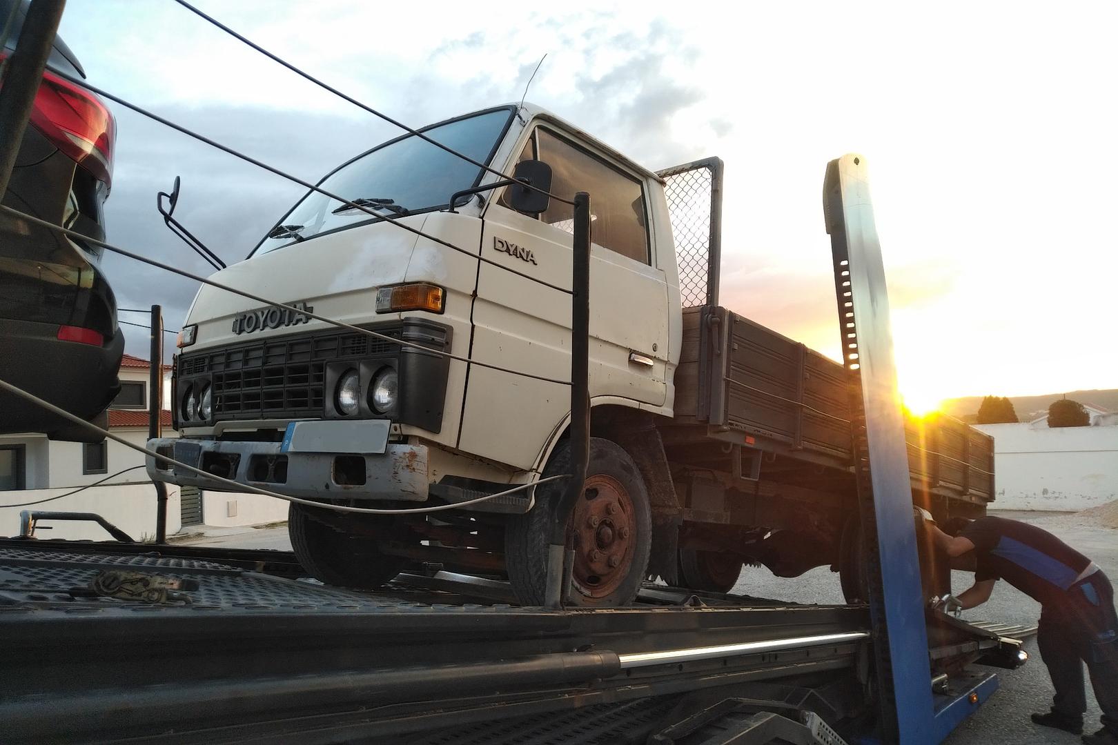Transport & Delivery of 1984 Toyota Dyna BU30 to Neuss - Germany.