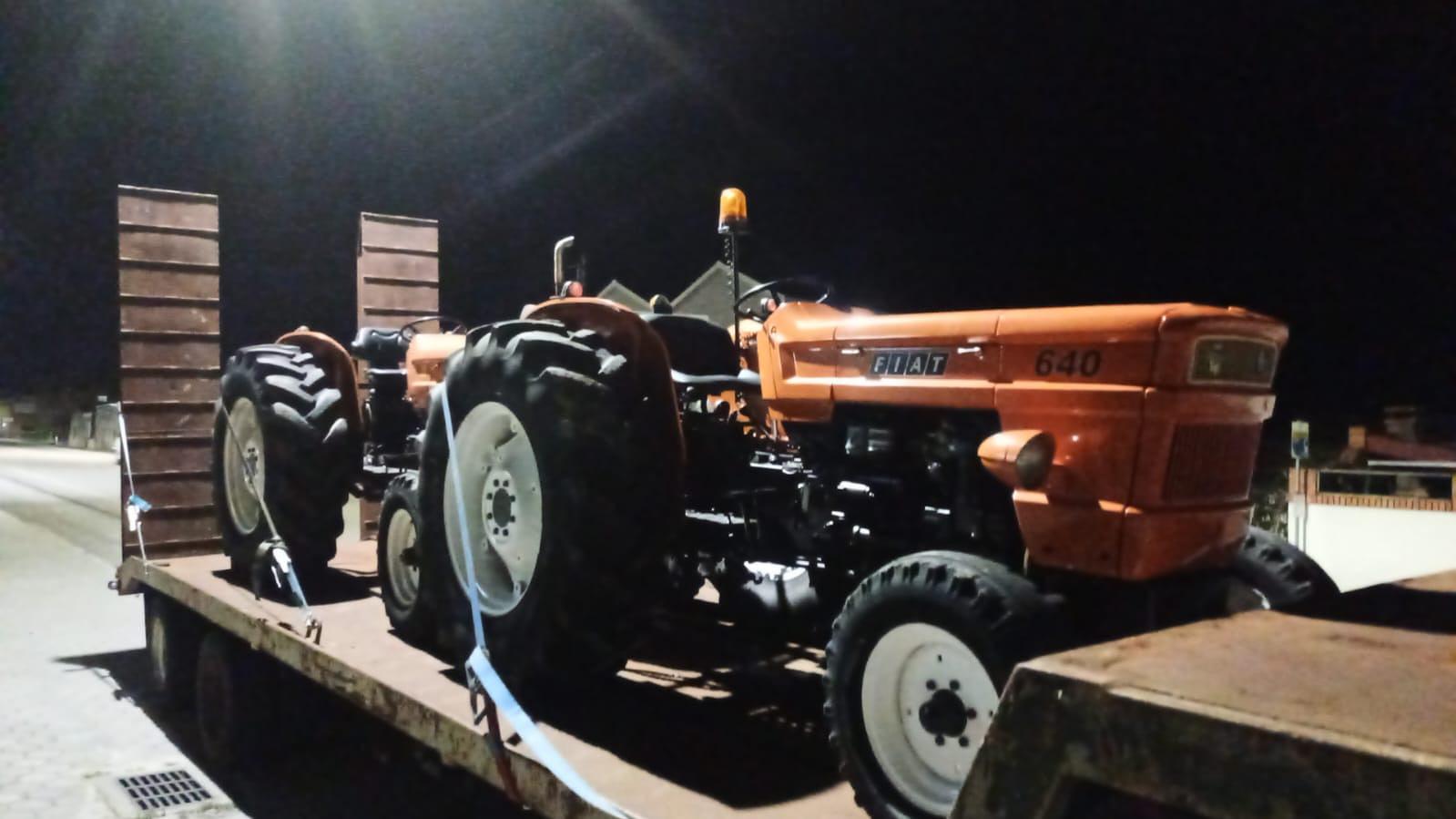 Transport & Delivery of two FIAT 640 farm tractors with power steering.