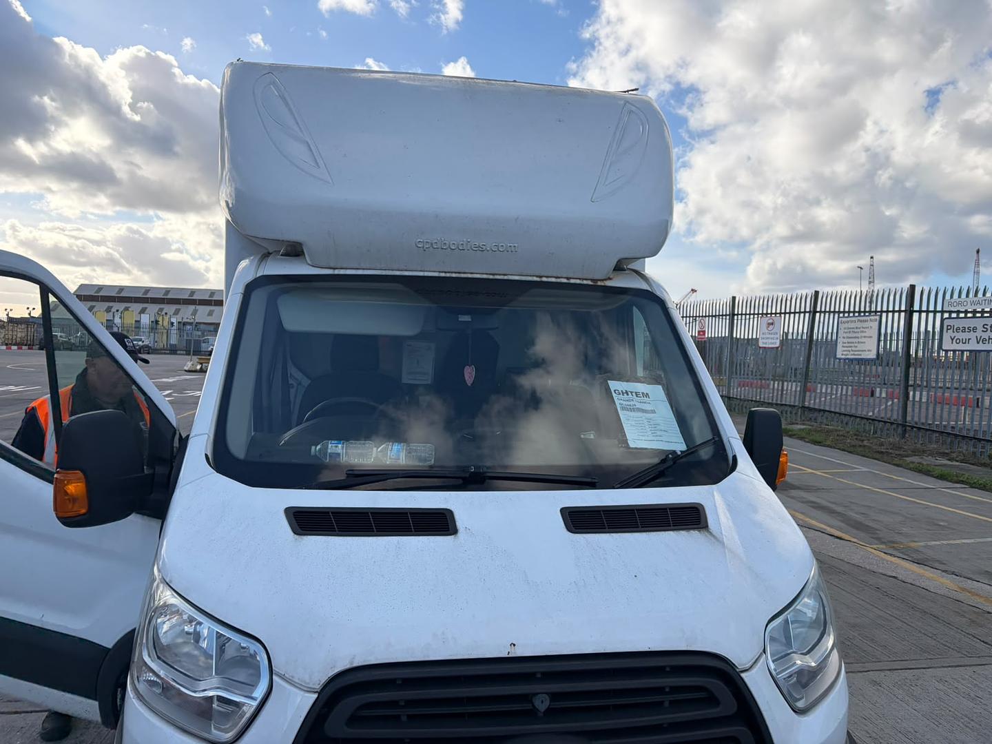 2016 Ford Transit Luton Box Van Shipping from Tilbury UK to Tema Ghana