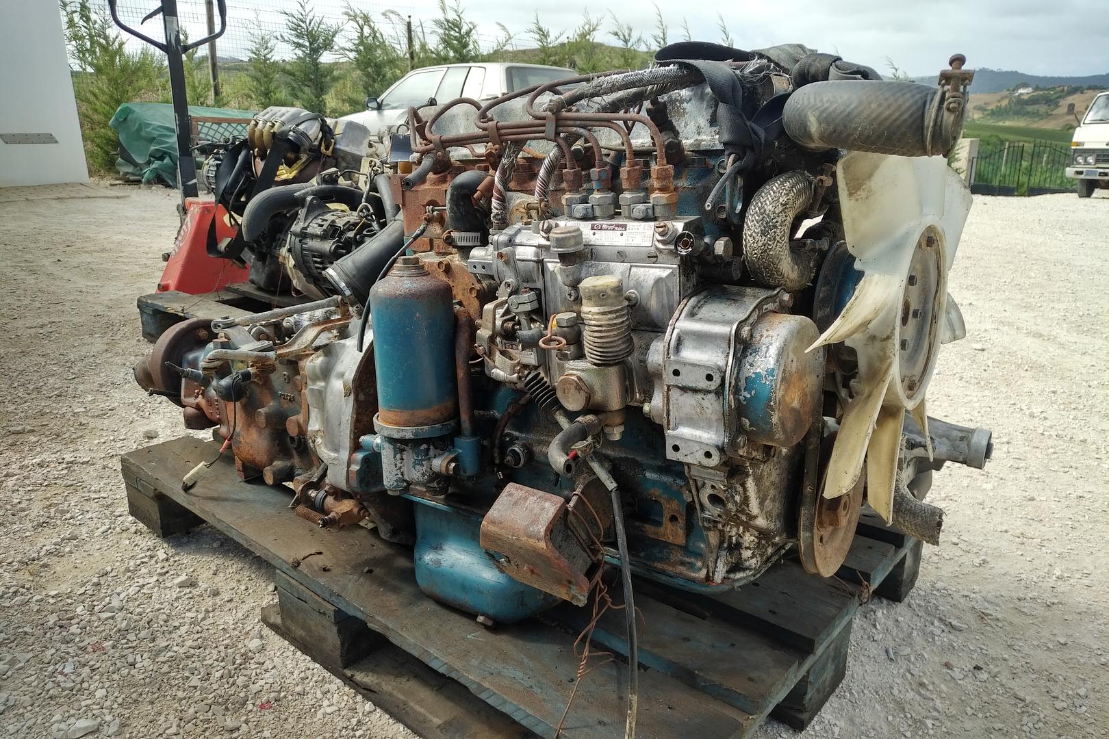 Transport & Delivery of Nissan SD22 engine & gearbox to The Netherlands.