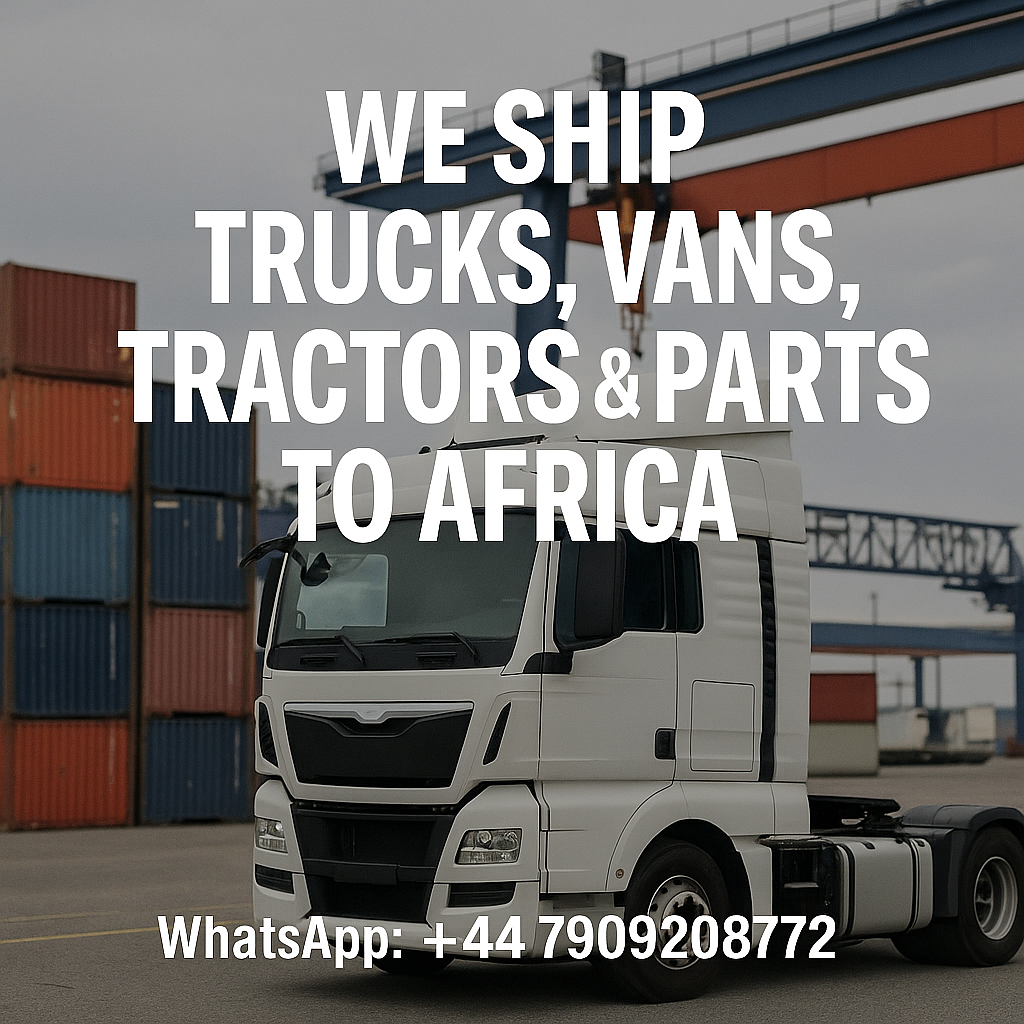 🚚 We Ship Trucks, Vans, Tractors & Parts to Africa